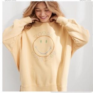 aerie ‘total optimist’ sweatshirt size small, worn a few times